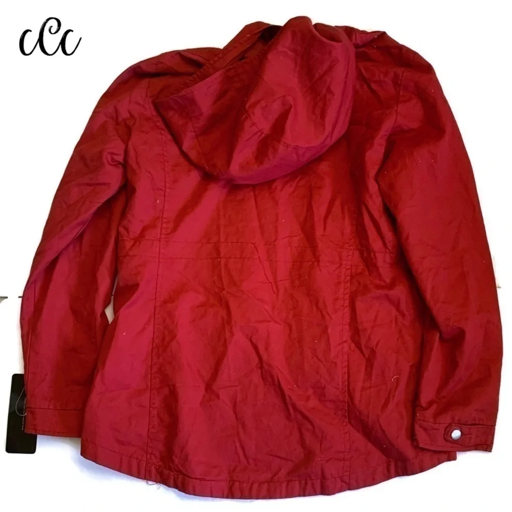 Bella Donna Moda Italiana Red Hooded Jacket Large Taylor Swiftcore!